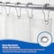 Kenney Mfg Medium Weight PEVA Shower Curtain Liner, 70" W x 72" H, Clear KN61443 - alternate 6